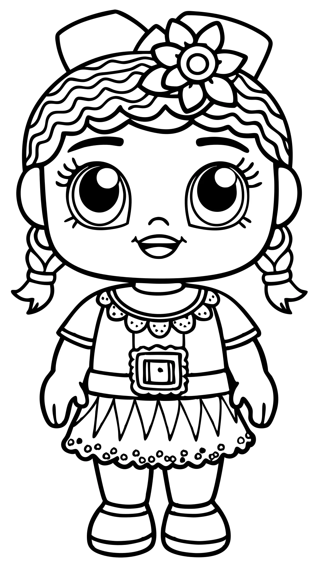 doll coloring pages